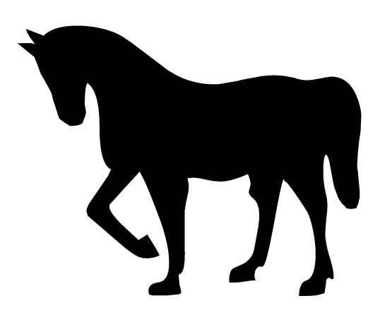 clip art horse silhouette free - photo #8