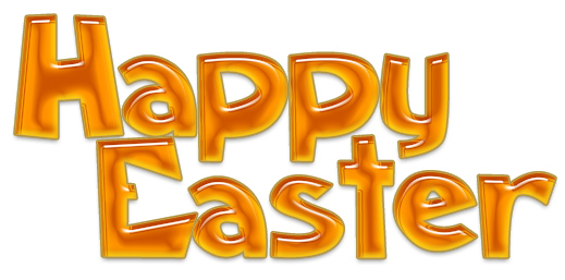 free happy easter clip art. happy-easter-orange.jpg 72.2K