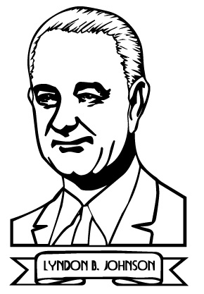 Lyndon B. Johnson Clip Art